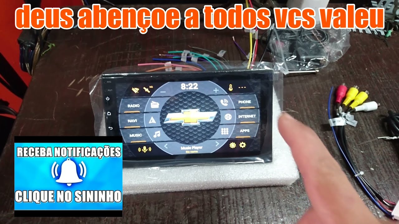dicas de chicote de instalação central multimidia android  da china e apricativo agama car launcher