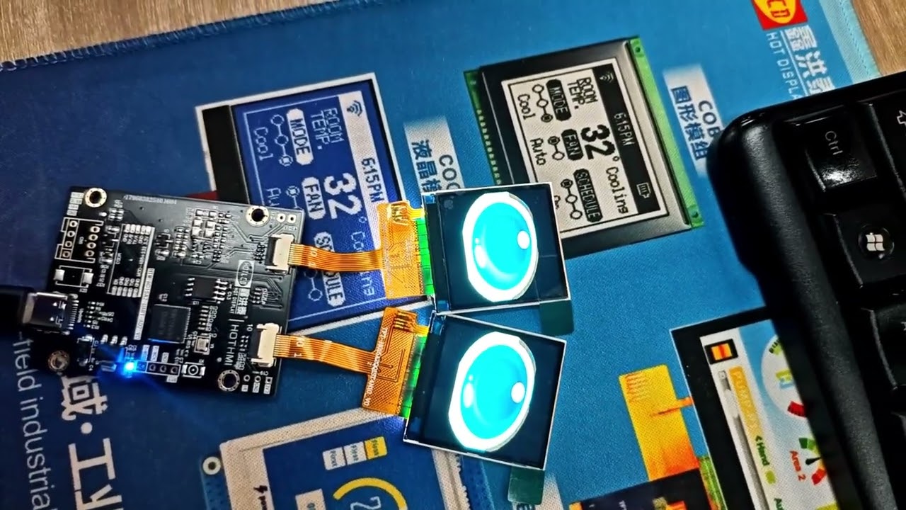 1.54 inch UART TFT Display Module 240x240 IPS 350cd/m² ESD Protection#chinafactory #display #lcd