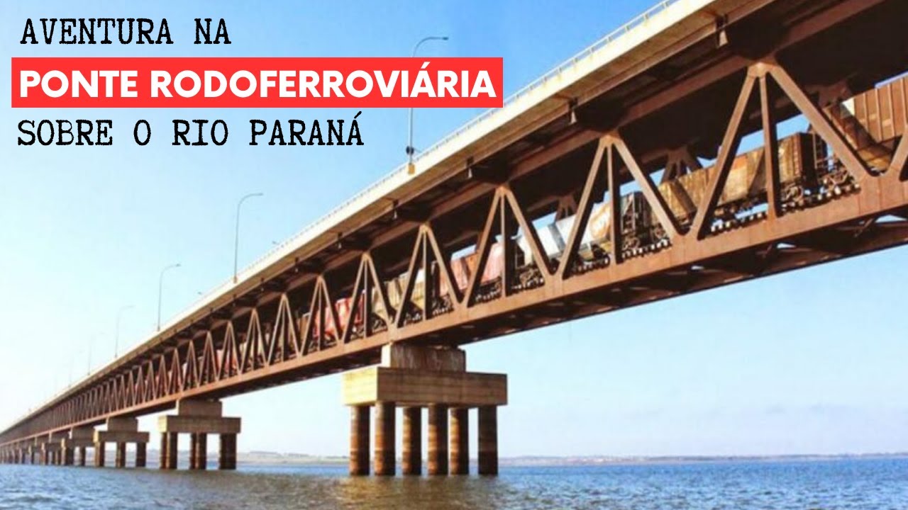 Nos trilhos da Ponte Rodoferroviária: RUBINEIA SP - APARECIDA DO TABOADO MS