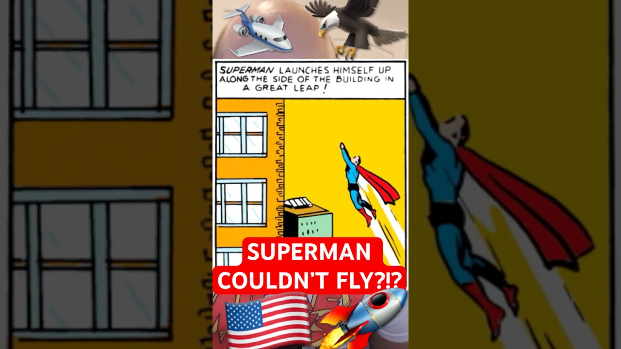 #DidYouKnow #Superman can only fly because of the Cartoons? #animationhistory #comics