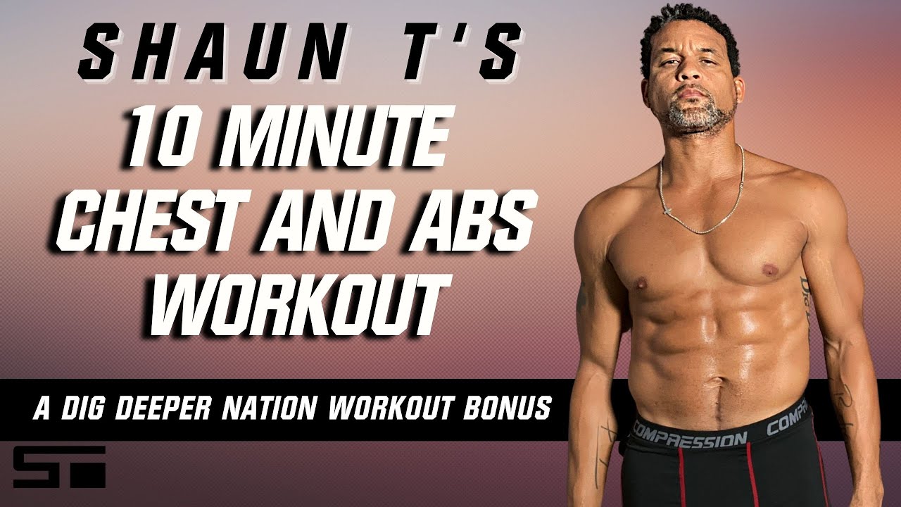 Shaun T's 10-Minute Workout Chest and Abs Dig Deeper Nation Bonus