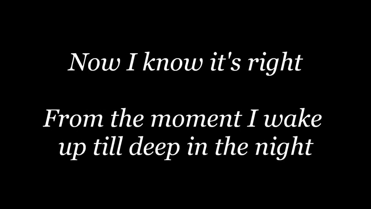 Foreigner - Waiting For A Girl Like You lyrics