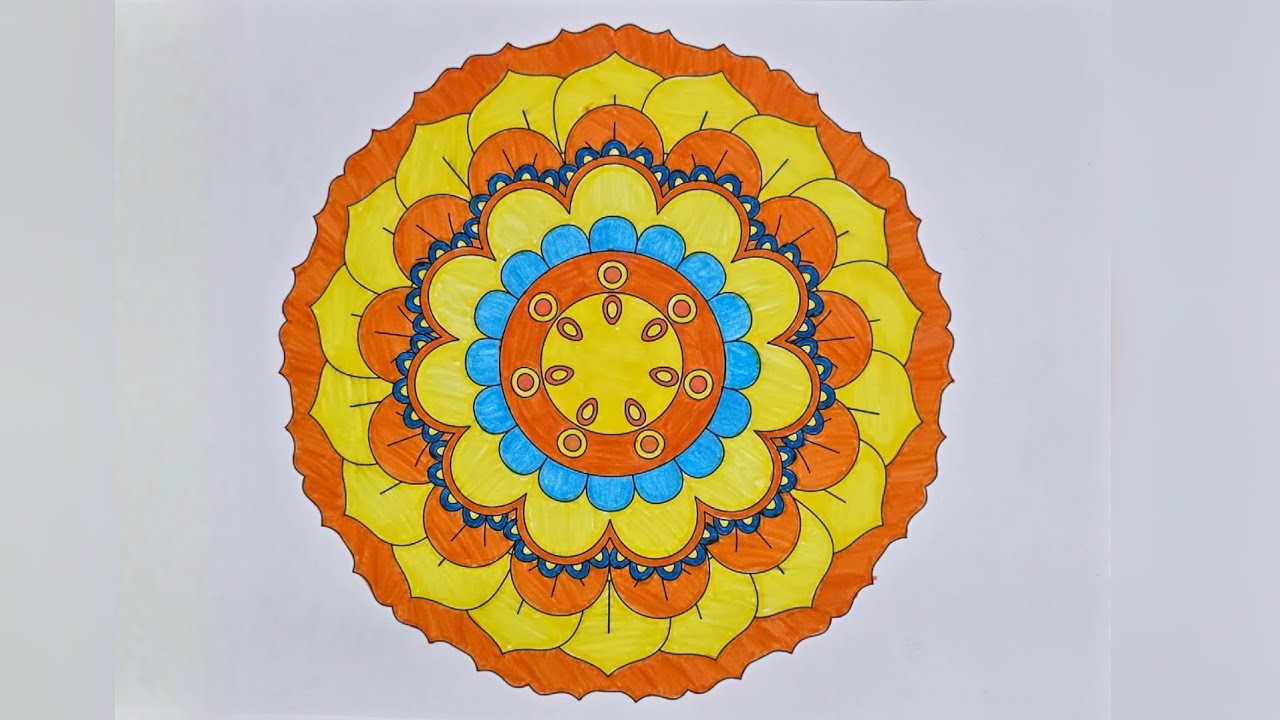 Mandala coloring🎨| S11 - Part 2 |@ColorWithMeOfficial24|#adultcoloring#mandala