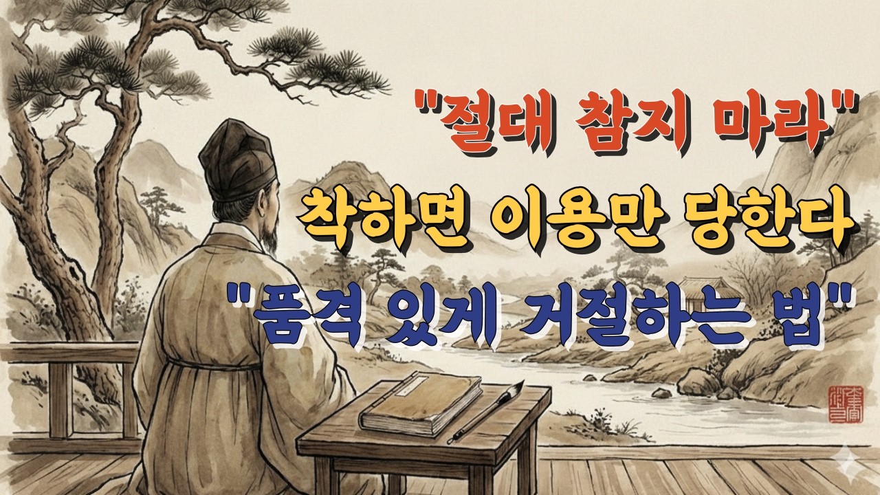 이런 사람 앞에서 착하면 절대 안 됩니다 I 60대 70대가 반드시 알아야 할 자기 보호의 지혜 I 정약용 l 인생명언 l 인간관계 l 행복한 노년 l 오디오북