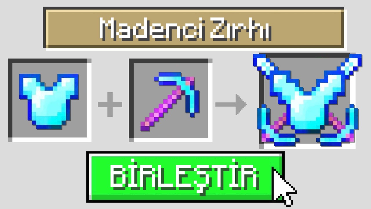 Minecraft’ta HER ŞEYİ BİRLEŞTİREBİLİYORUM!