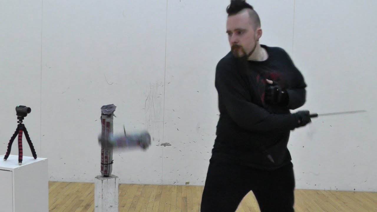 How to make cheap sword cutting targets