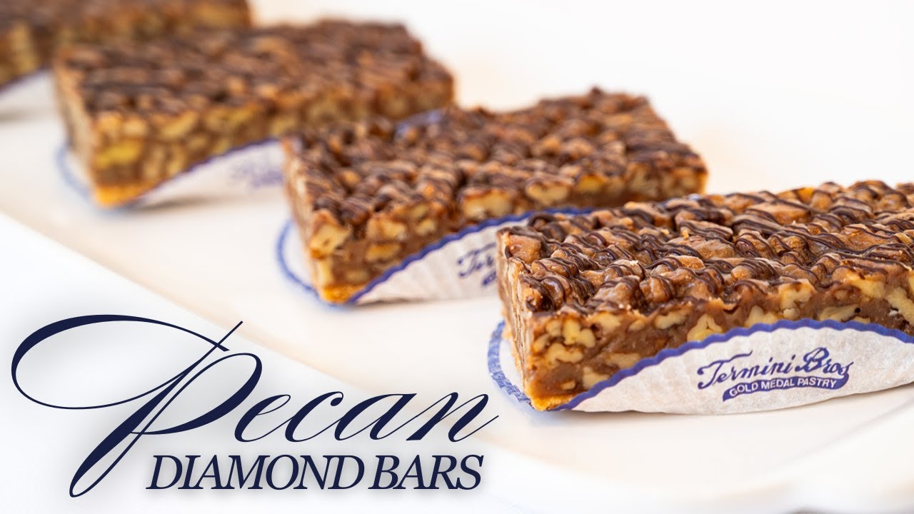Pecan Diamond Bars - How It's Made | Termini Brothers Bakery