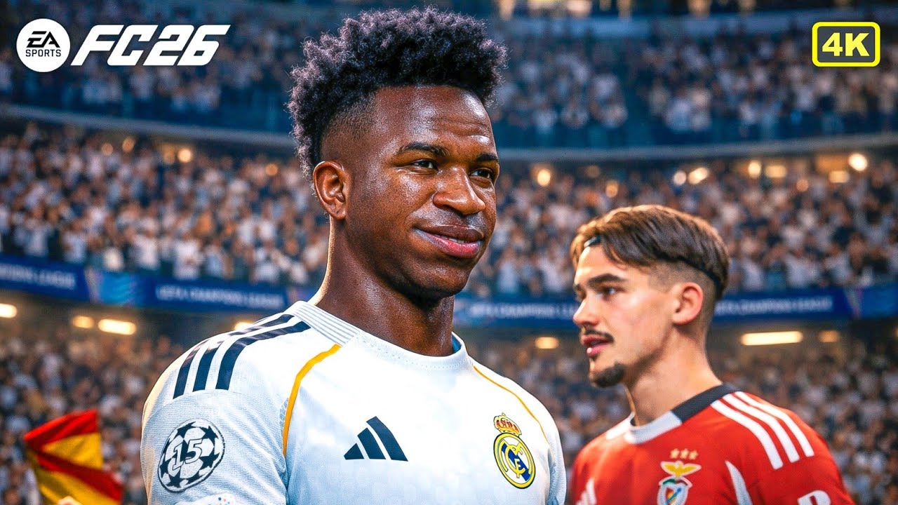 EA FC26 - Real Madrid Fc Vs SL Benfica UEFA Champions League | PS5 4k Gameplay 
