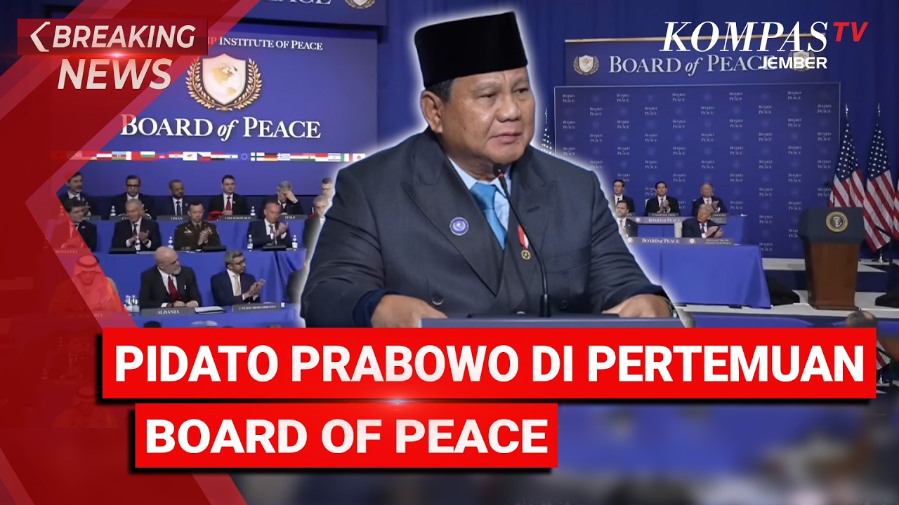 LIVE - Pidato Presiden Prabowo Di Pertemuan Perdana Board Of Peace Di Amerika Serikat