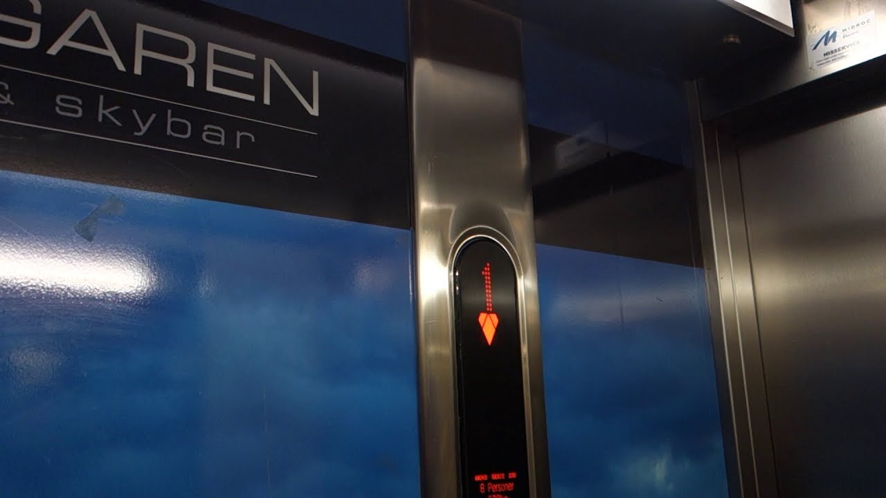 2010 KONE MonoSpace MRL Traction Elevator @ Fullriggaren, Gävle, Sweden.
