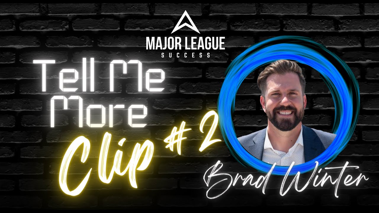 Brad Winter: Pivoting in the Business & How Brad get into Real Estate | Tell Me More Podcast Clips