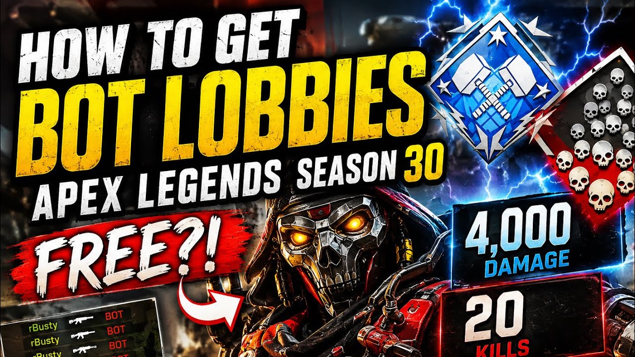 How to get easy bot lobbies Apex legends season 30 