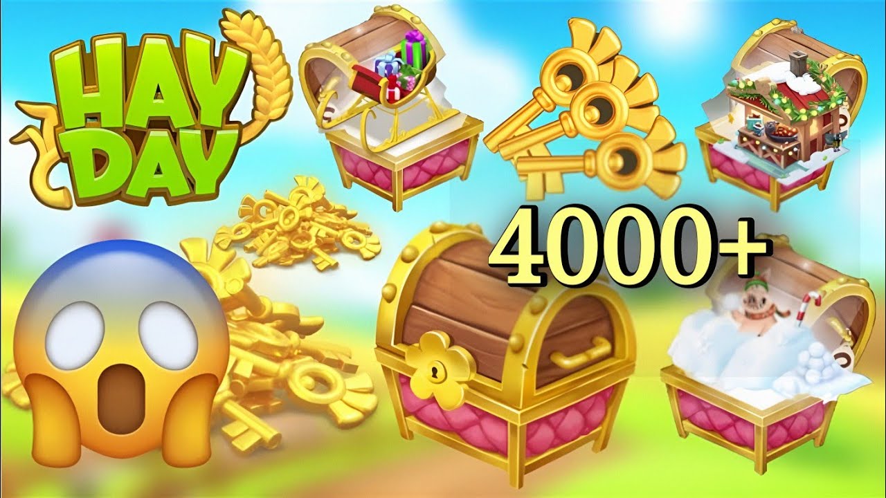 Hay Day - ПОТРАТИМ 4000 ЗОЛОТЫХ КЛЮЧЕЙ!