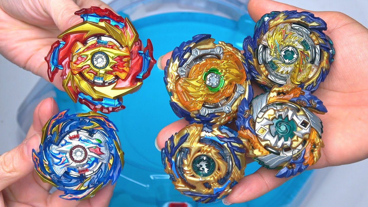 ALL FAFNIR BEYS vs HYPERION BURN & HELIOS VOLCANO | Beyblade Burst Sparking Super King