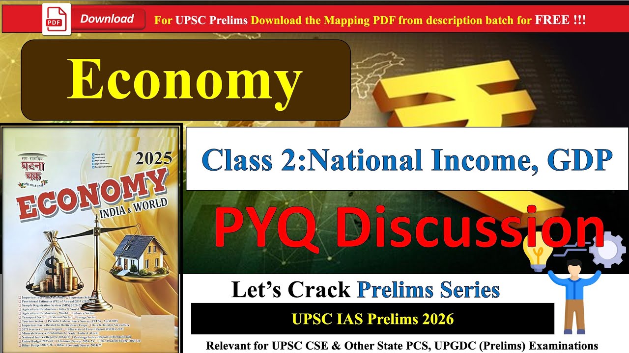 Indian Economy Basics = Prelims Game Changer 🚀 | GDP–GNP–NDP–NNP Made Easy #indianeconomy #upsc2026