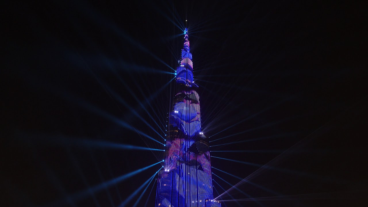 Burj Khalifa - Last Light Show (4K)