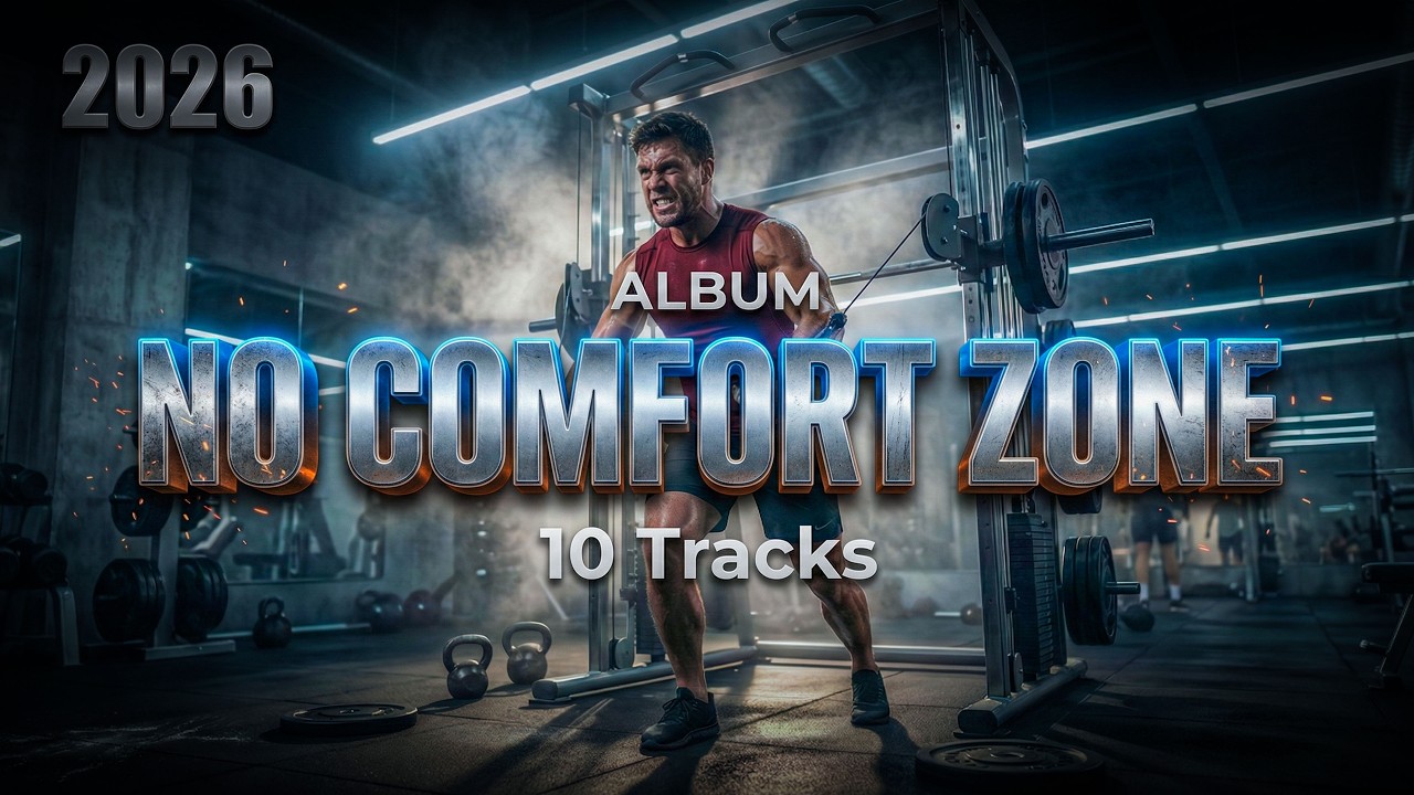 NO COMFORT ZONE 💿 Aggressive Gym Hip-Hop Album | GYM Harder Workout Motivation (10 Tracks)