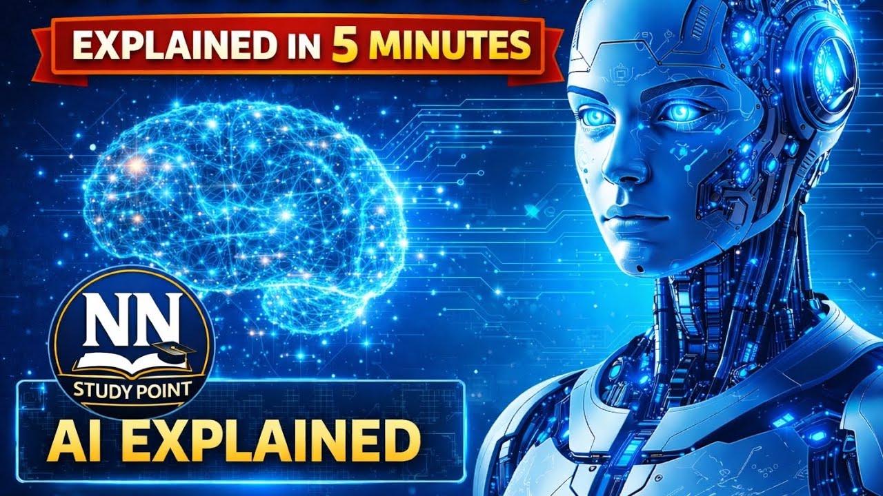 What is AI? Artificial Intelligence Explained in 5 Minutes 🤖 @TIMETOSTUDY__37 
