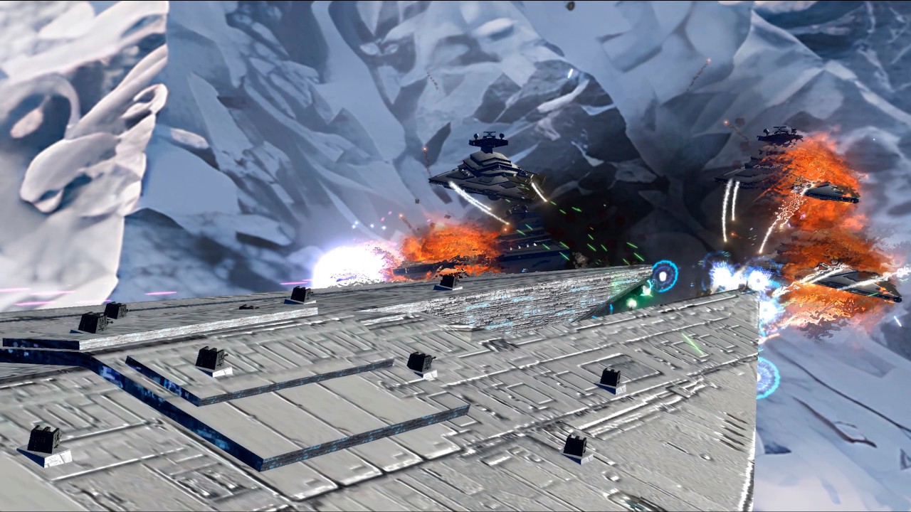 Imperial Star Destroyers vs Chiss Heavy Battlecruiser | Battle of Csilla