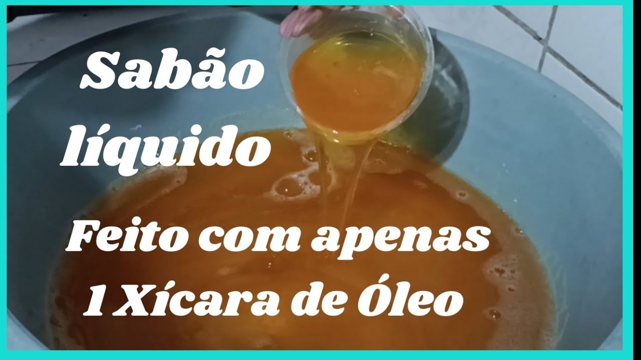 Dicas de milhões com apenas 1 Xícara de Óleo Eu fiz um sabão líquido multiuso