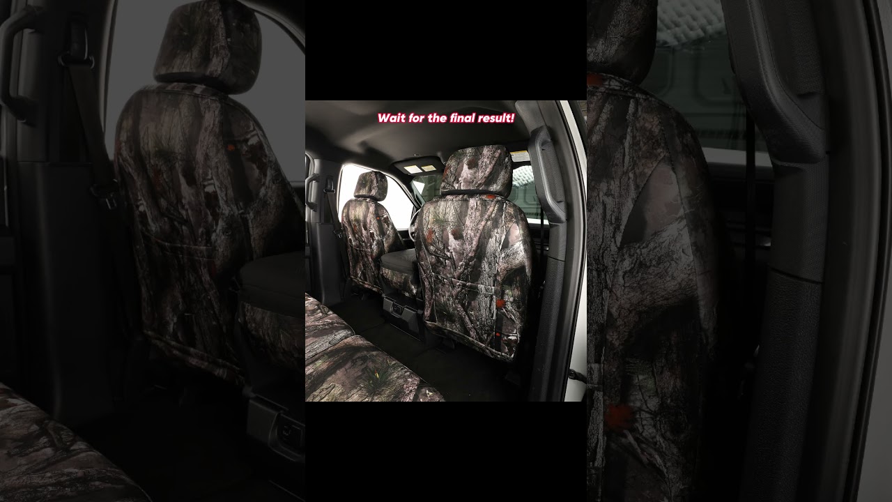 Coverexpert Custom Camo Jungle Seat Covers for Ford F150 2015-2025