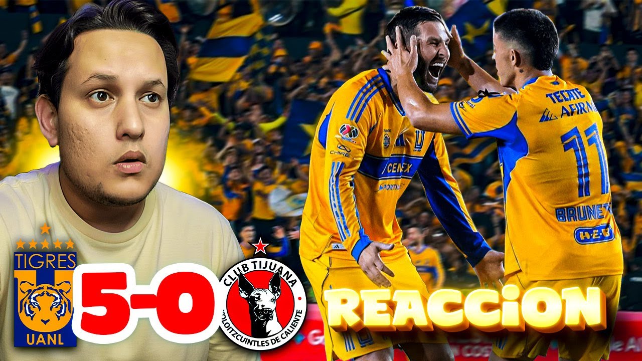 🚨REMONTADA EPICA DE TIGRES 5-0 XOLOS🚨 || MI REACCION || SoyElYepiz🚨