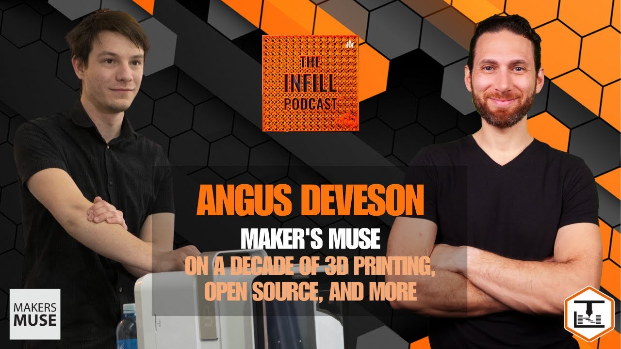 Ep. 15: Angus Deveson of Maker's Muse on a Decade of 3D Printing, Open Source, and More