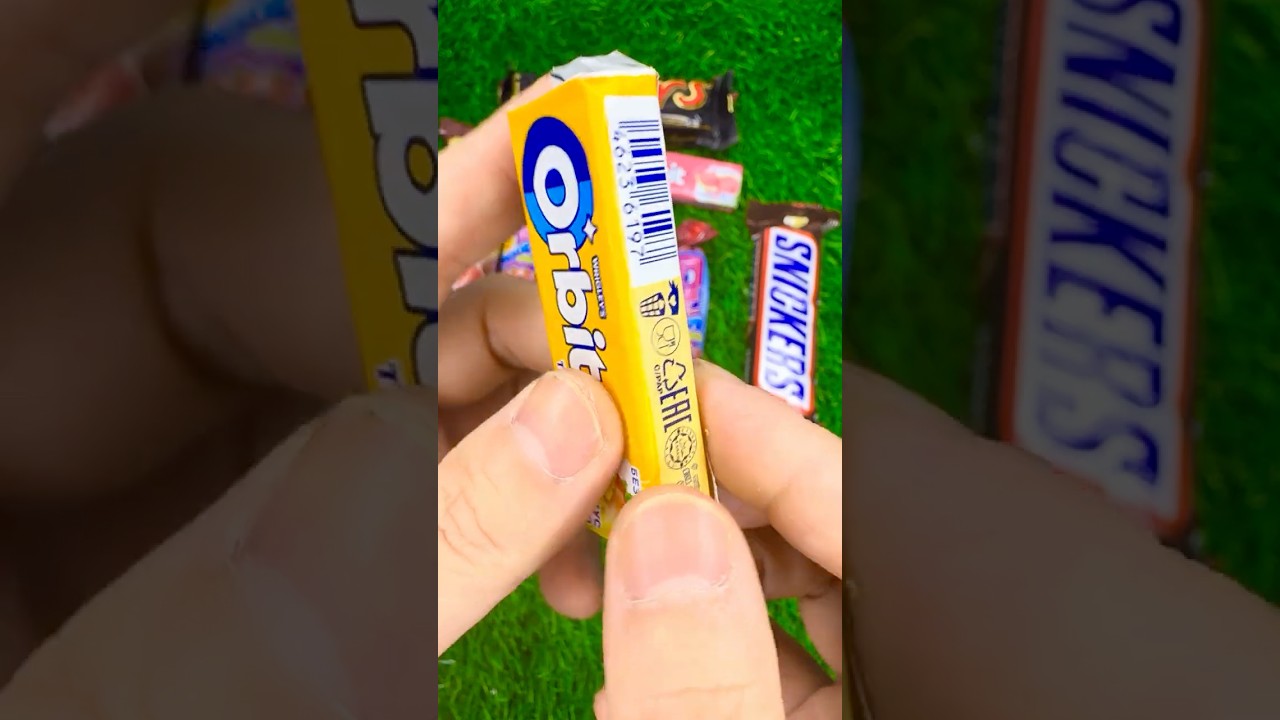 Yellow Orbit Unpacking ASMR Gum Unboxing 