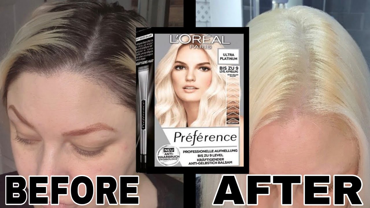 first time using L'Oréal Preference Ultra Platinum