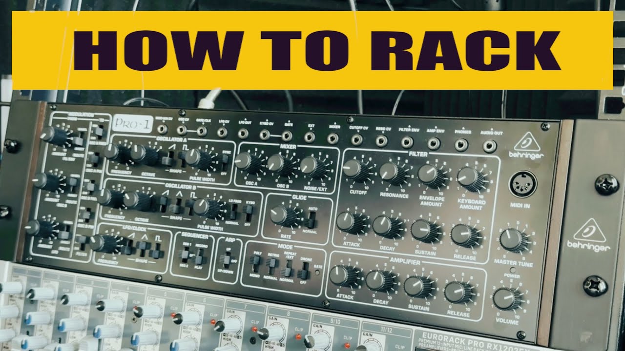 How To Rack Mount Synths