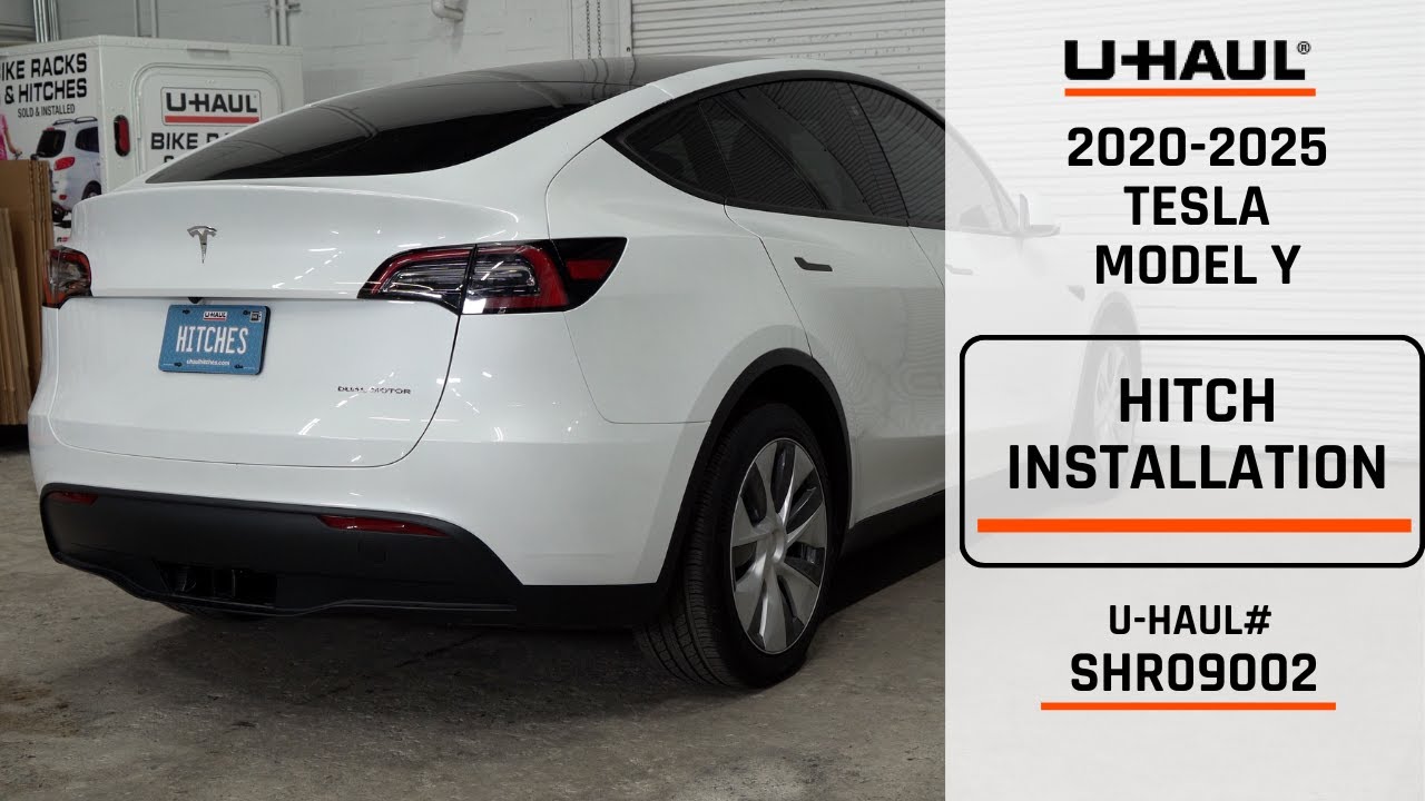 2020-2025 Tesla Model Y | U-Haul Trailer Hitch Installation | SHR09002