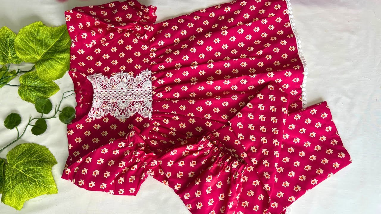 winter Special Unique Baby frock Cutting and Stitching tutorial