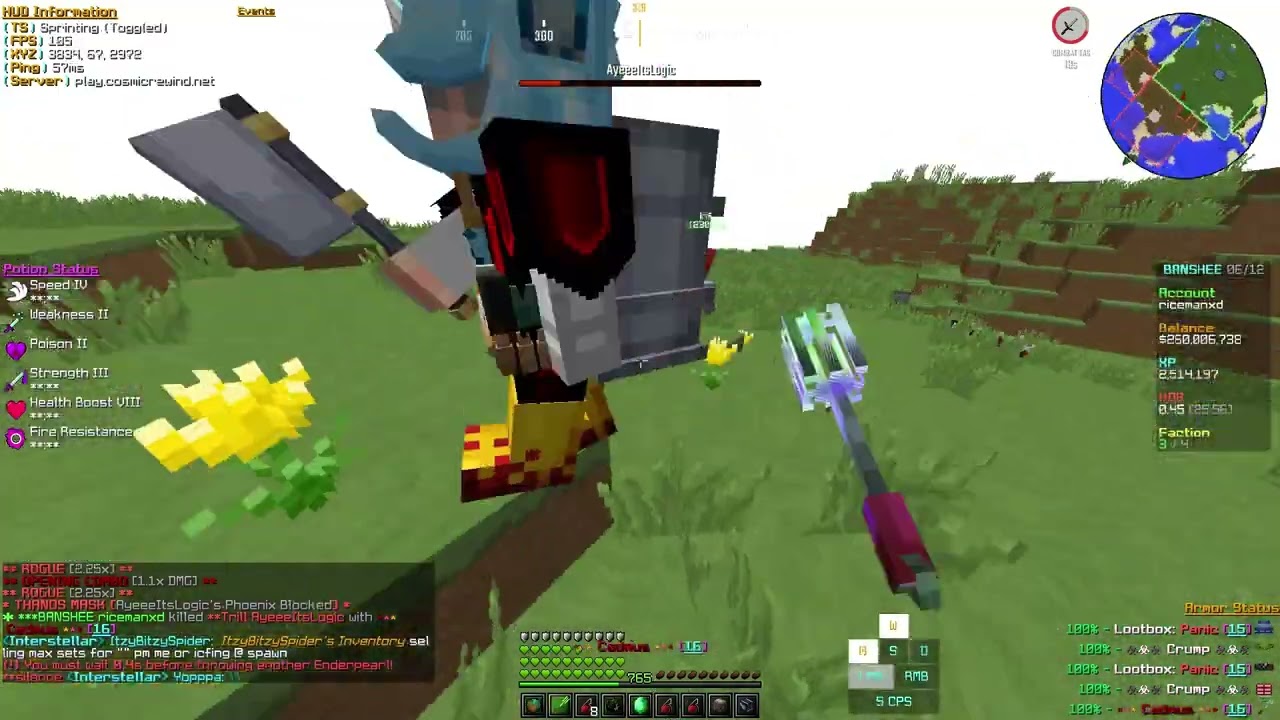 CosmicPvP (Cosmic Rewind) | MAXED META KILLS *1 SHOTS*