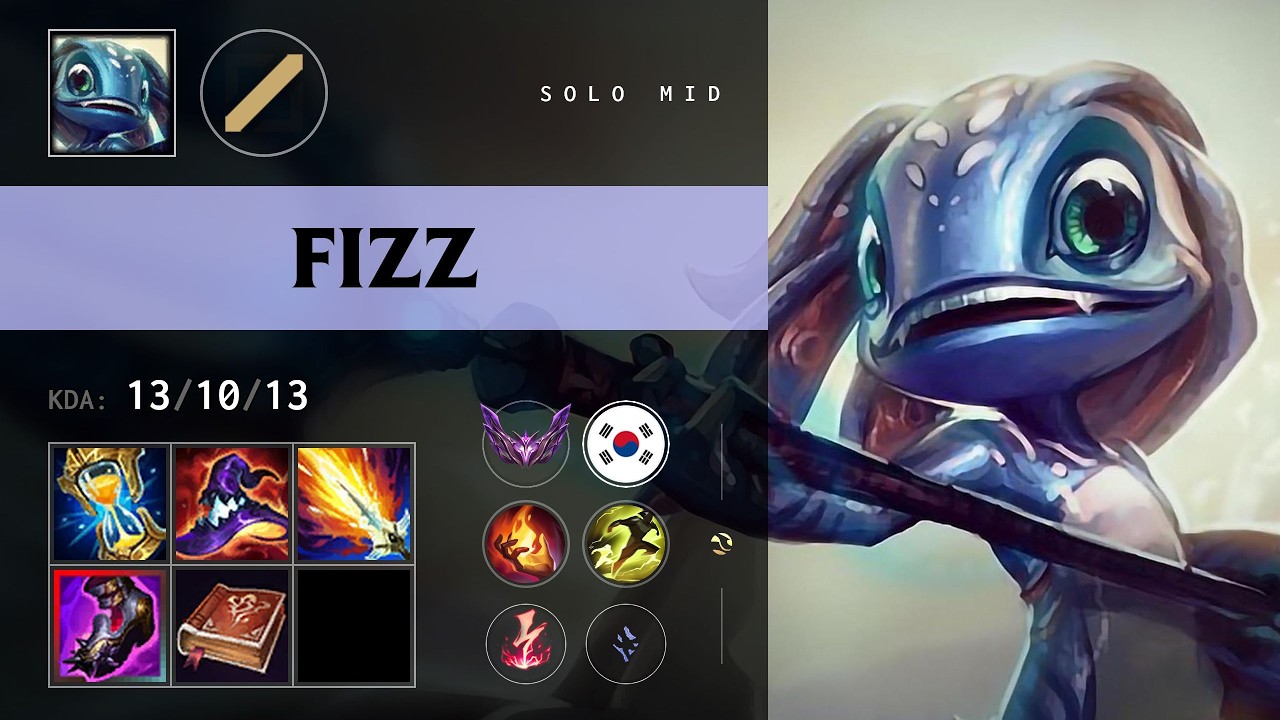 Fizz Mid vs Ryze - KR Master Patch 26.15