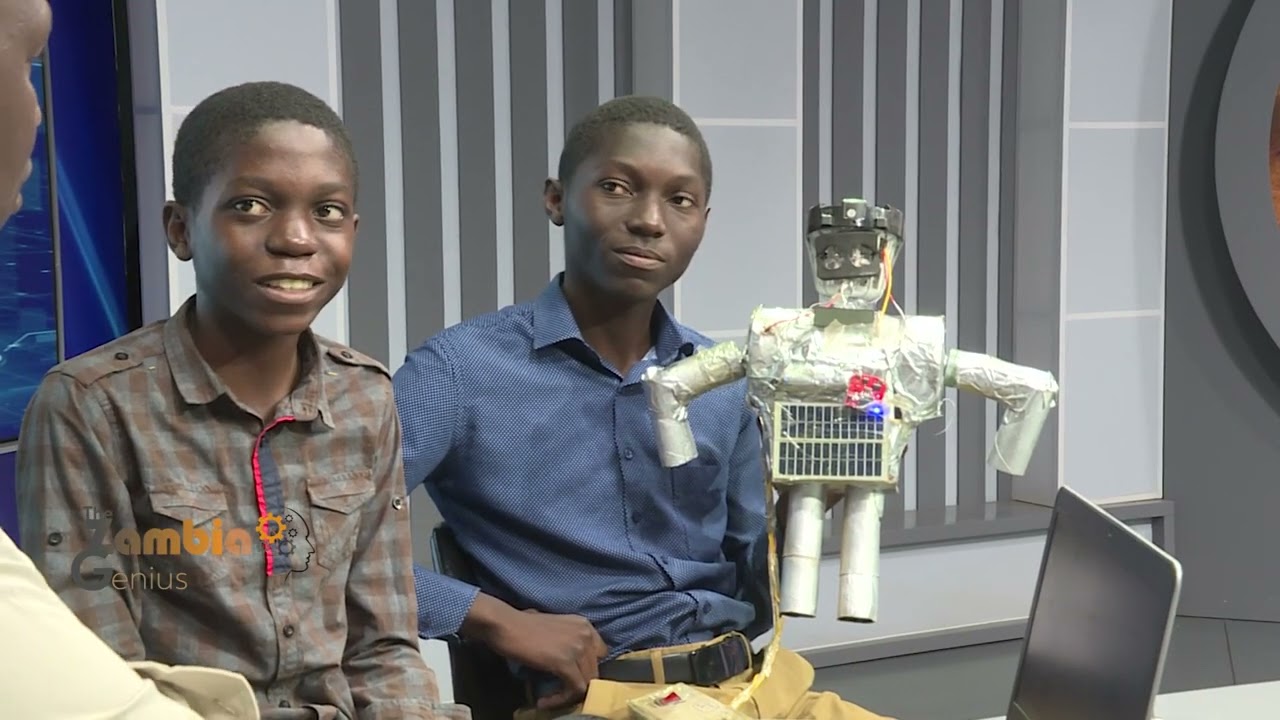 THE ZAMBIAN GENIUS ROBOTICS ,BROTHERS KISU and KAUMBA