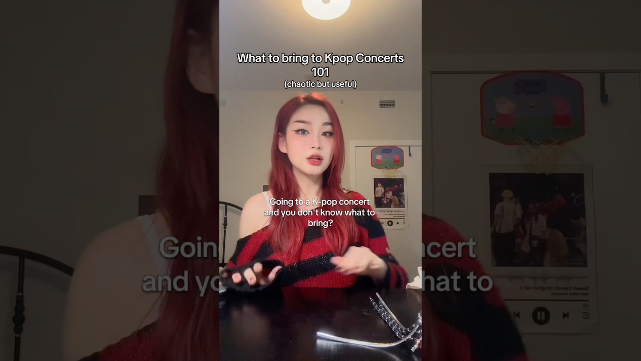 Что взять с собой на концерты K-pop 101 #kpop #concert #kpopfypシ #enhypen #kpopconcert #fyp