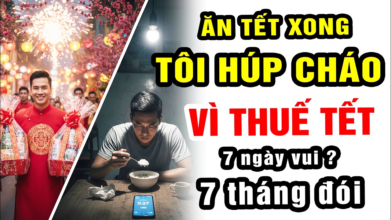 ĂN TẾT XONG… TÔI HÚP CHÁO. Tại sao ai cũng kêu Tết ngày càng buồn??