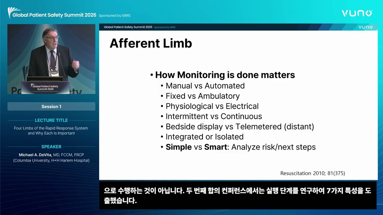 1. Michael A  DeVita_Four Limbs of the Rapid Response System and Why Each Is Important