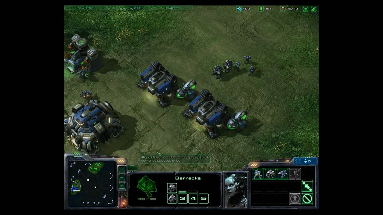 Starcraft 2 Beta Terran Supremacy! part 1