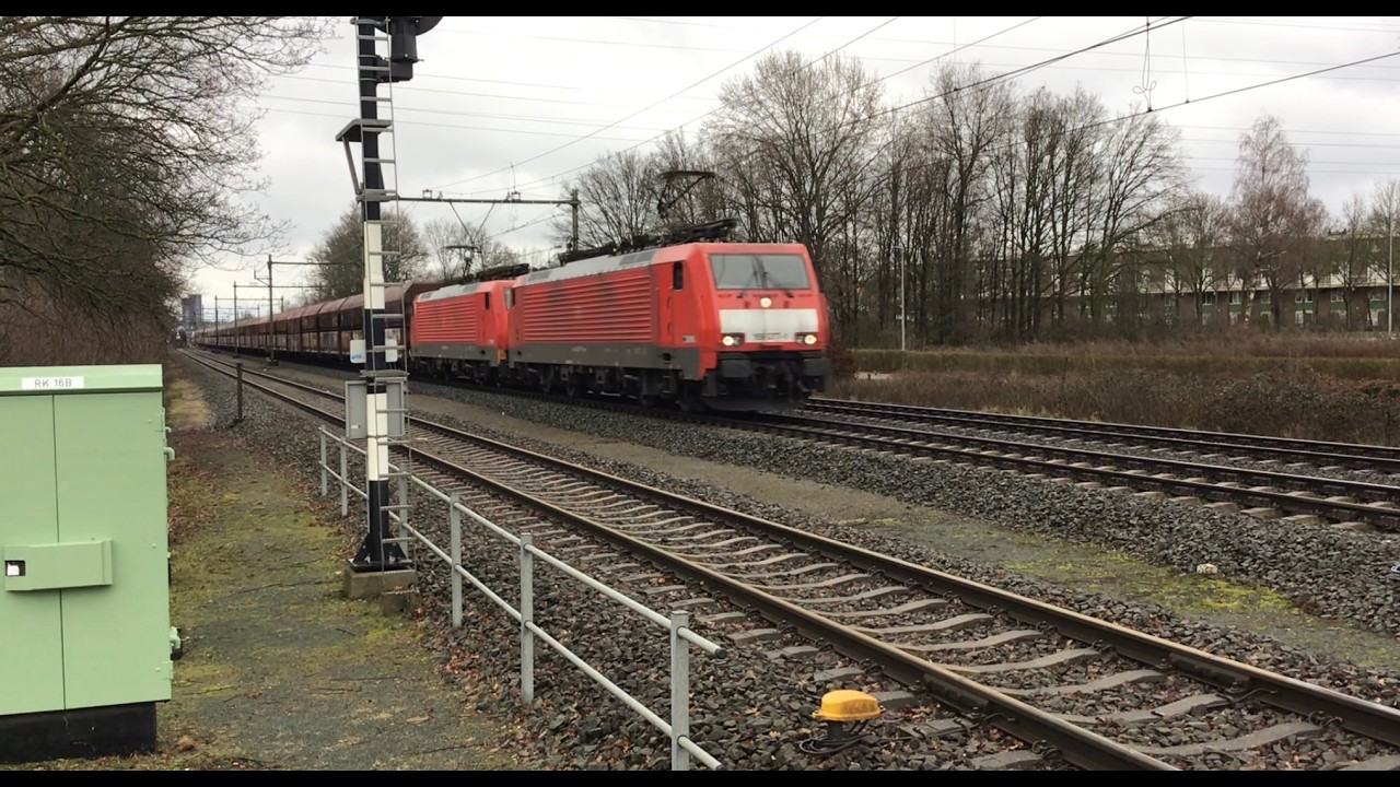 Kolen Trein DB Cargo te Blerick Nederland 🇳🇱 22.2.2025 treinen spotten video , omgeleide kolentrein!