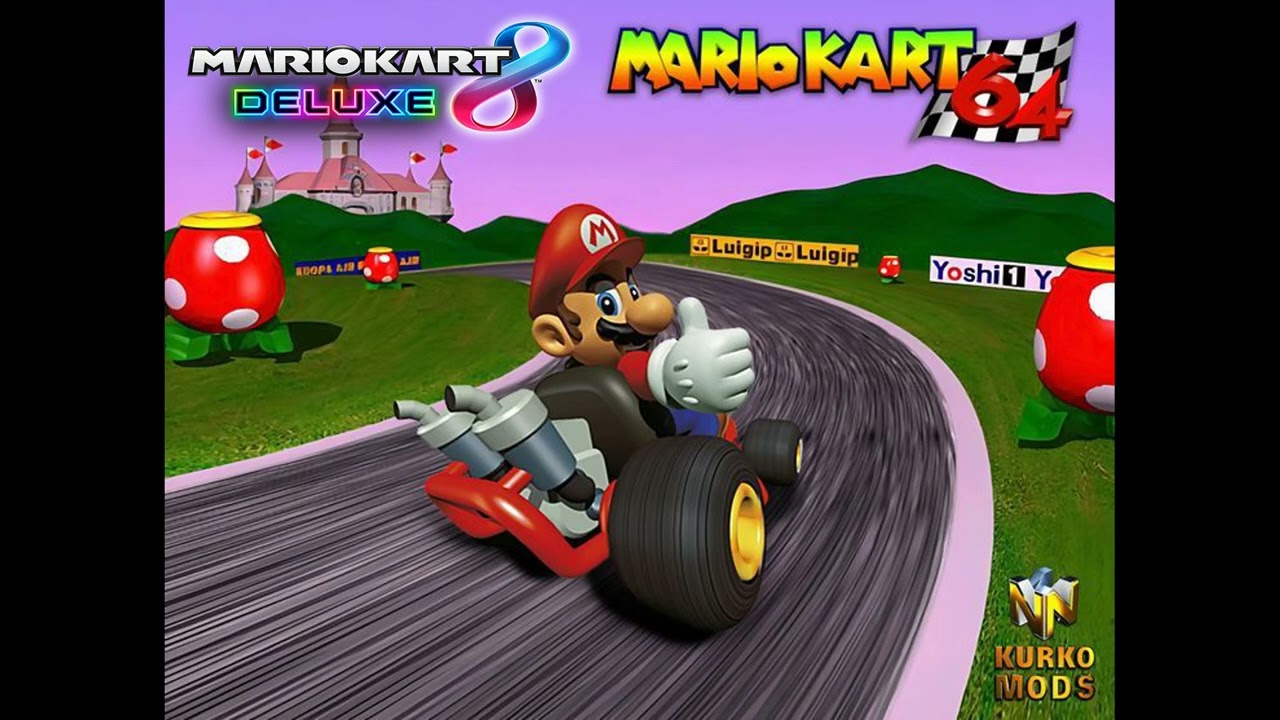 Mariokart 8 x Mariokart 64 - Star theme mashup
