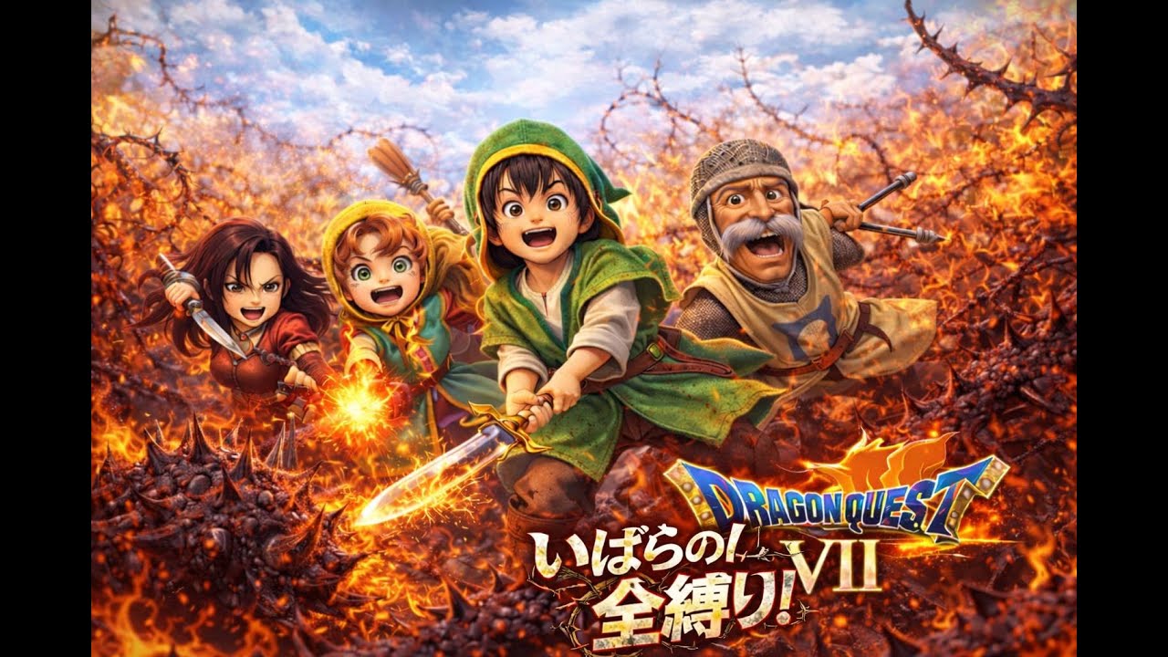 ドラゴンクエスト７体験版　　プレイしてみる‼　　製品版含めいばらの道で挑戦　＃ドラクエ　　#shorts