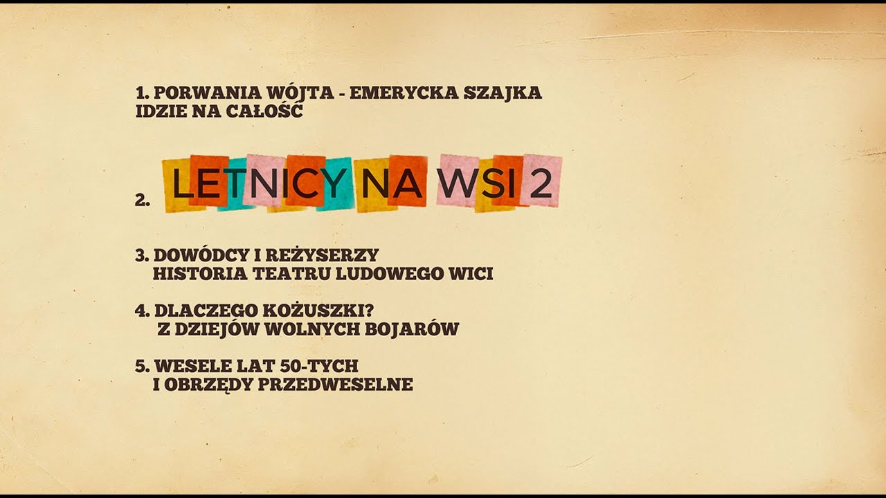 🟢 TEATR II  - Letnicy na Wsi 2