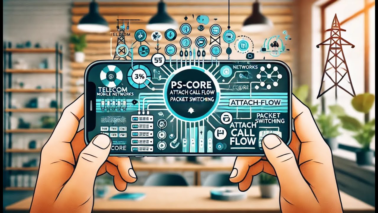 15- Mobile Networks PS-Core / Attach Call Flow / Packet Switching (Episode 15)