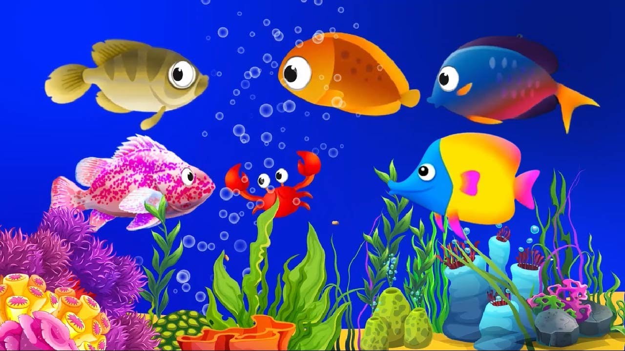 Bedtime Lullaby for Babies, Kids & Parents 😍 Animation🐟Fish lullaby🐟Calming Fishes #33 #babysleep