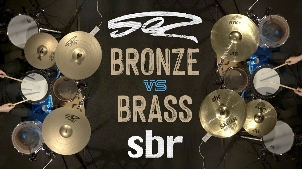 BRONZE vs BRASS Cymbals MORPH. Paiste 502 CuSn8 