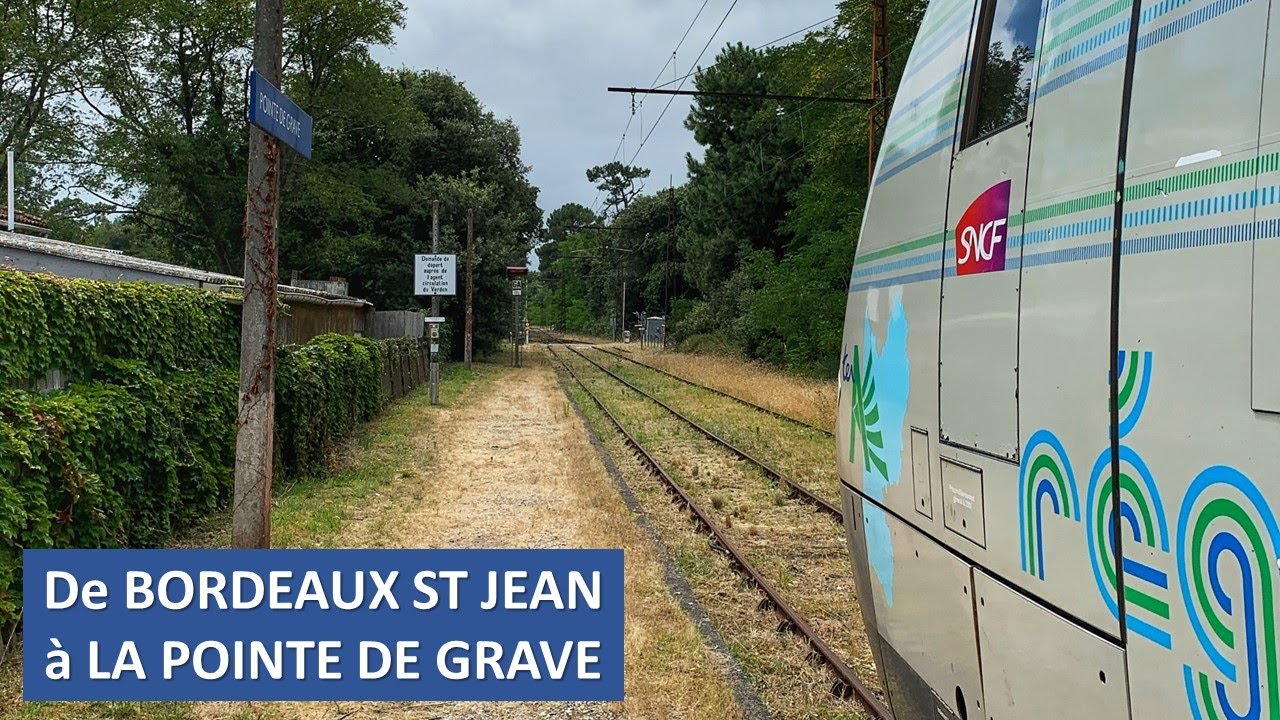 [Cab Ride] Time-Lapse de Bordeaux-St-Jean à la Pointe de Grave en cabine du B81832