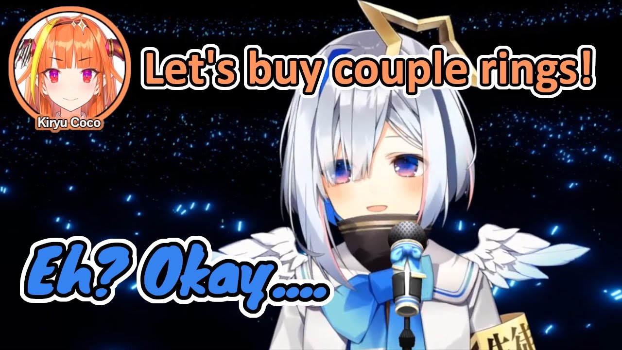 Kanata and Coco Bought Couple Rings!? [Hololive]