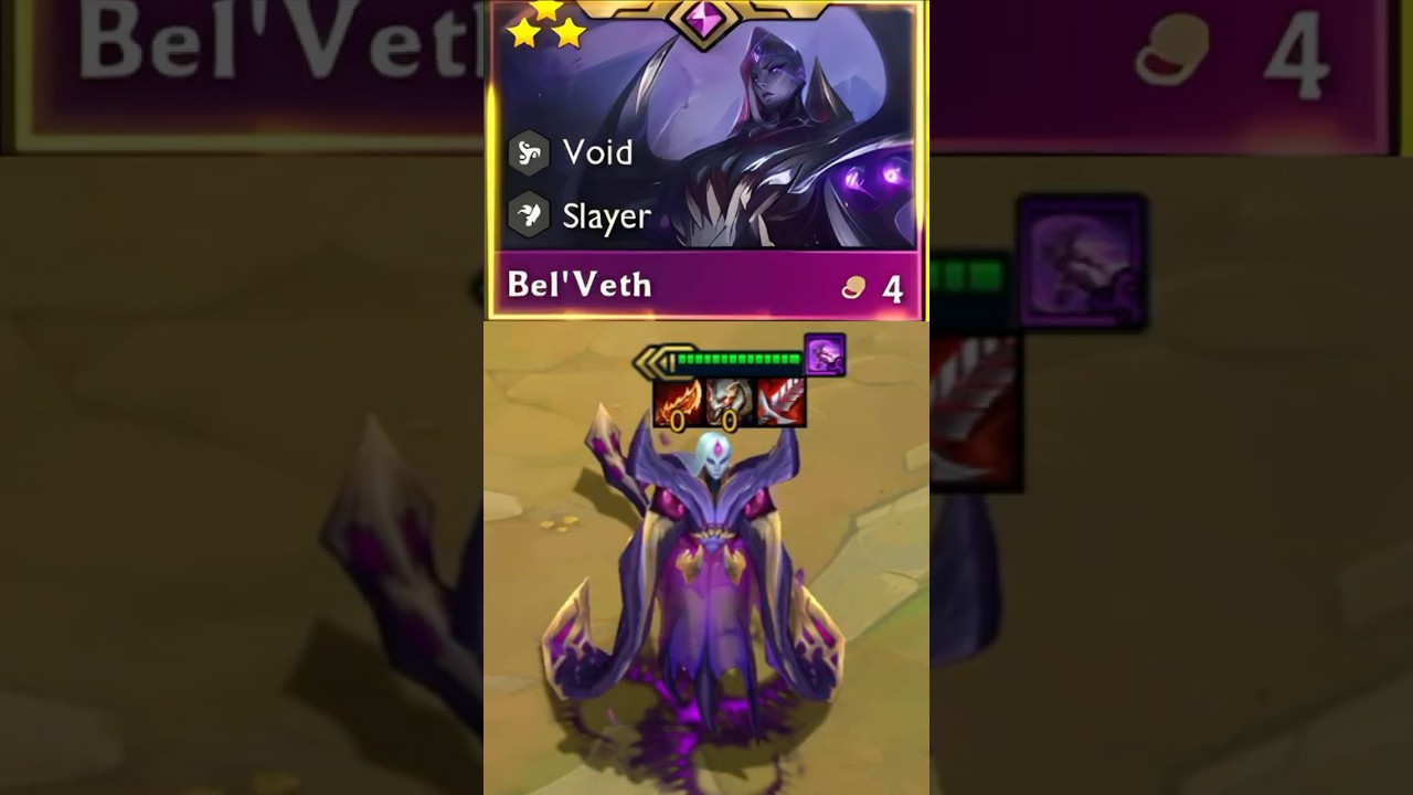 3 STAR BEL'VETH VOID 9 COMP TFT SET 16 #belveth #tft #leagueoflegends