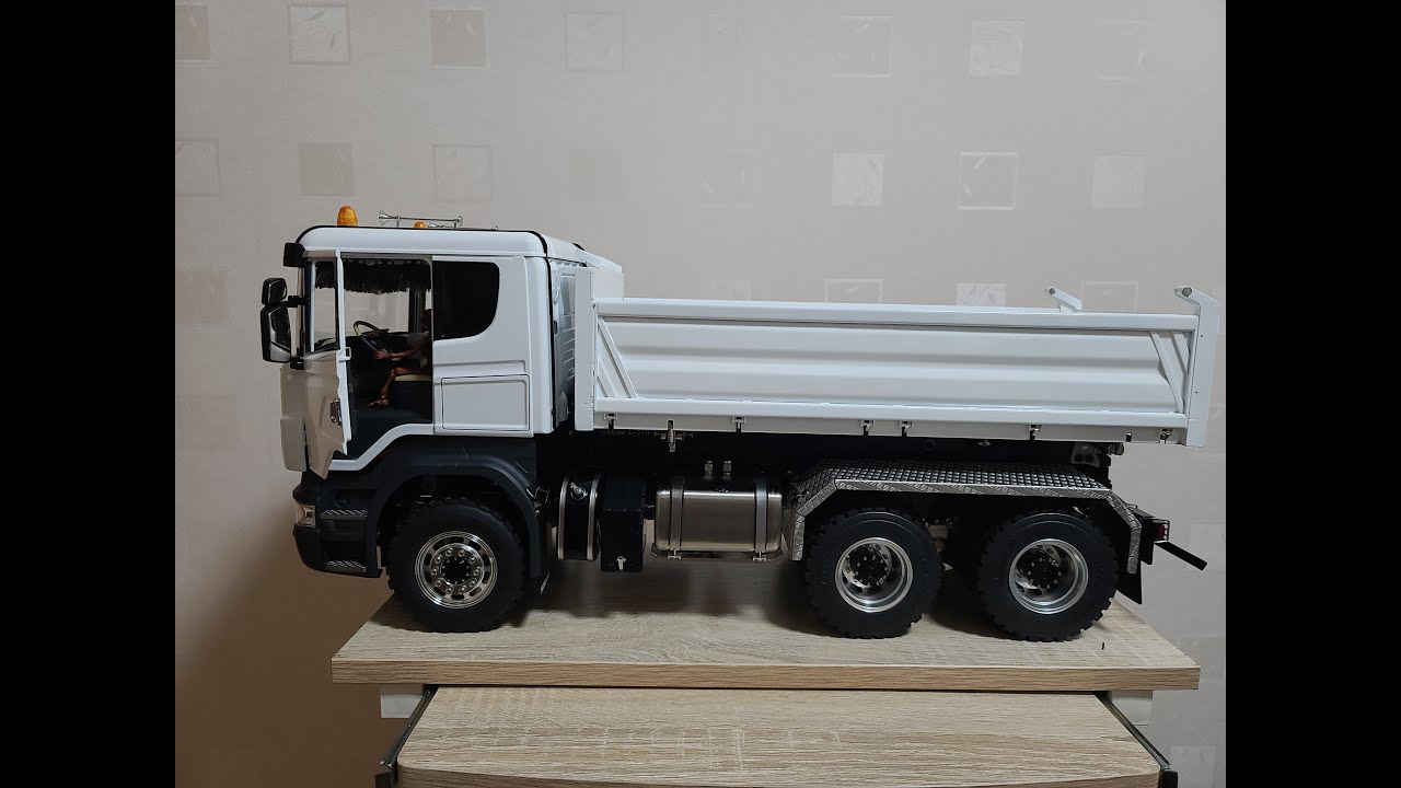 1/14 lesu 6x6 3way scania dump.